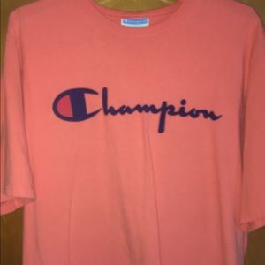 Champion Embroidered Logo Tee. FAST SHIPPING OBO